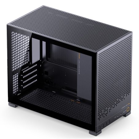 Компьютерный корпус JONSBO T8 PLUS Black без БП, боковые панели из закаленного стекла, mini-ITX, черный