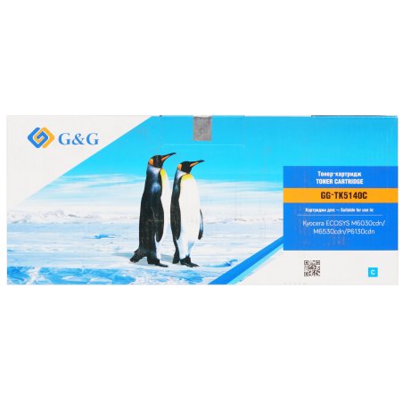 Картридж лазерный G&G GG-TK5140C голубой (5000стр.) для Kyocera Ecosys M6030cdn/M6530cdn/P6130cdn