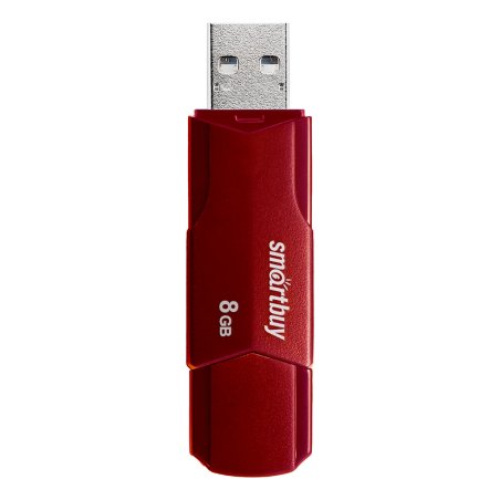 Флешка USB R/W Smartbuy 8Gb,CLUE Burgundy (SB8GbCLU-BG)
