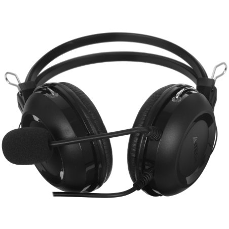 Наушники с микрофоном A4Tech HU-35 черный 2м накладные USB оголовье