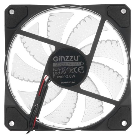 Вентилятор для корпуса CASE FAN GINZZU LED 12RR4