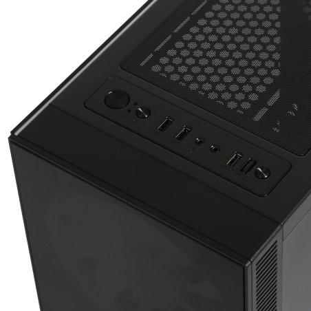 Компьютерный корпус Aerocool / Formula Python (3xUSB, 2xAudio, 0.5 мм,2x200 мм FAN, прозрачная стенка-закаленное стекло, ATX, без БП)