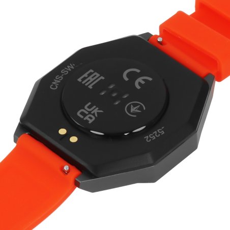 Умные часы Canyon Otto SW-86, 1.3" IPS, Bluetooth, IP68, теплый красный / черный