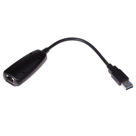 Адаптеры USB Ethernet 5bites Кабель-адаптер 5bites UA3-45-01BK USB3.0 -> RJ45 10/100/1000 Мбит/с, 10см