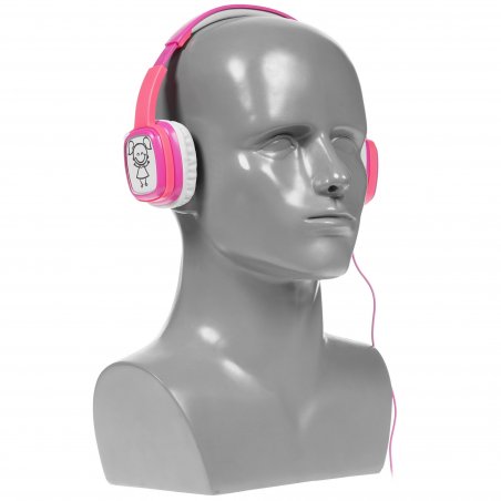 Проводные наушники Harper KIDS HN-302 оранжевый/синий, накладные, проводной