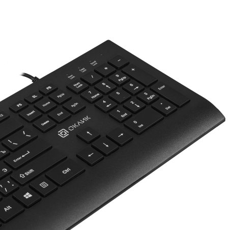 Клавиатура проводная Oklick 155M проводная, USB, черный