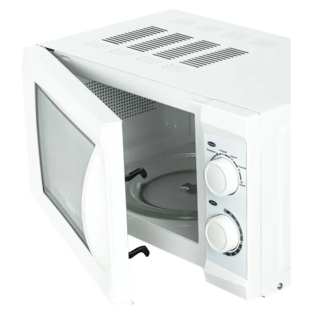 Микроволновая печь Galanz MOS-2002MW белый, 20 л, 700 Вт, переключатели - поворотный механизм
