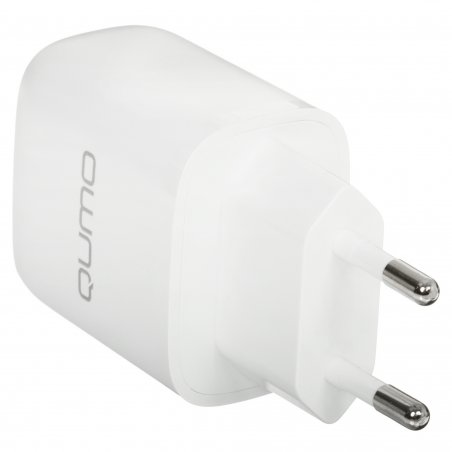 Сетевое зарядное устройство Qumo Energy light (Charger 0052) PD 20W, 2USB, Type-C + QC3.0, белый