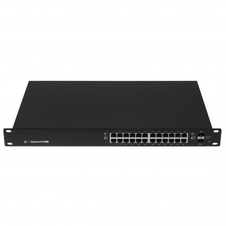 Коммутатор [ES-24-250W EU] Ubiquiti EdgeSwitch 24-250W 24 порта, раздача питания 24/48В на всех портах, суммарная мощность 250W