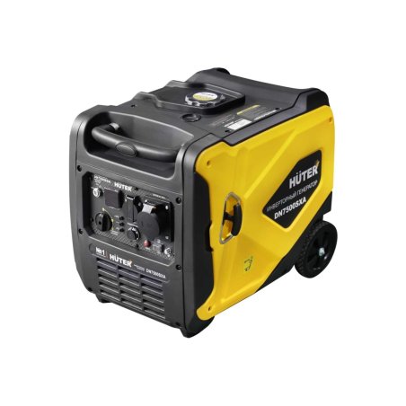 Электрогенератор бензиновый инверторный Huter DN7500SXA, 6.5 кВт, 84 дБ, 47.5 кг