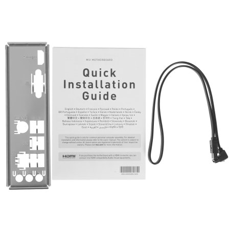 Материнская плата MSI H510M PLUS II, LGA1200, Intel H510, 2xDDR4, 4xSATA, 1xM.2, 1xPCIe 3.0 x16, 1xPCIe 3.0 x1, 1xVGA, 1xHDMI, 1x1Gb LAN, 2xUSB-A 5Gbps, 4xUSB-A 2.0, 3x3.5 мм, 7.1, mATX