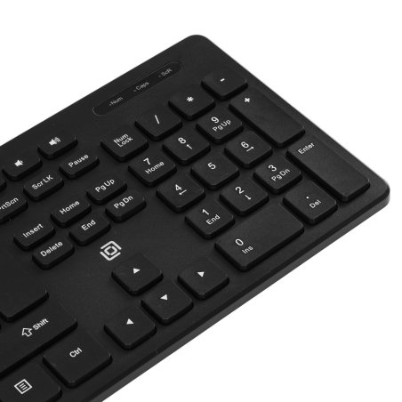 Клавиатура проводная Oklick 120M, USB, черный