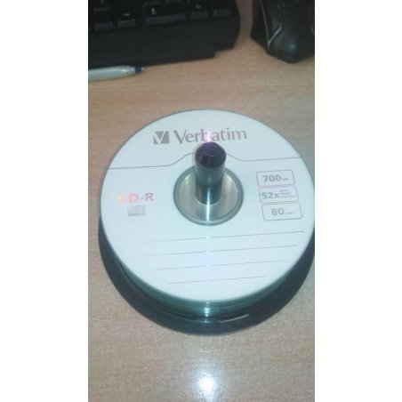 Диск CD-R Verbatim 700Mb 52x Cake Box (50шт) (43351)