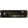 Накопитель SSD MSI SPATIUM M480 PRO, 2Tb, M.2 2280, PCIe 4.0 x4, NVMe, R/W 7400/7000