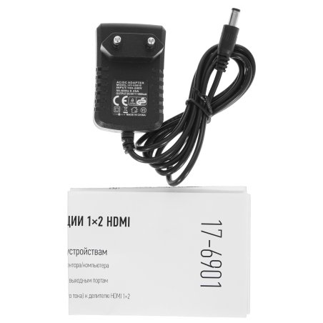 Делитель Rexant гнездо HDMI на 2 гнезда HDMI, металл