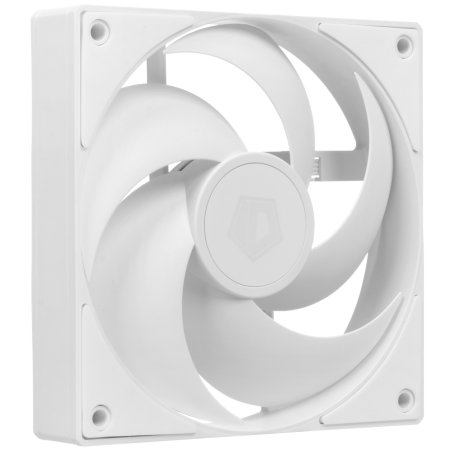 Вентилятор для корпуса ID-COOLING AS-120-W белый, 120 мм, 2000 об/мин, 27.2 дБ, 4 pin