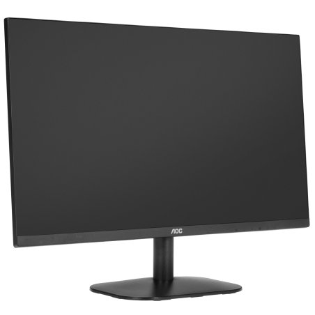 Монитор 27" AOC 27B2DM, VA 1920x1080, 75 Гц, 4 мс, 16:9, 250 кд/м², 1xHDMI, 1xDVI-D, 1xVGA, 1x3.5 мм, черный