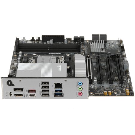 Материнская плата MSI PRO B850M-P WIFI, AM5, AMD B850, 4xDDR5, 4xSATA, 3xM.2, 1xPCIe 5.0 x16, 1xPCIe 4.0 x4, 2xPCIe 3.0 x1, 1xHDMI, 2xUSB-C 10Gbps, 1xUSB-A 5Gbps, 1xUSB-A 10Gbps, 4xUSB-A 2.0, 2x3.5 мм, S/PDIF, 1x5Gb LAN, Wi-Fi 7, Bluetooth 5.4, 7.1, mATX