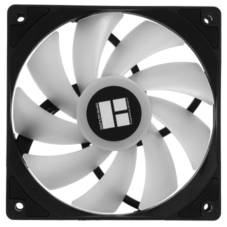 Кулер для корпуса Thermaltight TL-C12C-S (120x120x25мм, 4-pin PWM, ARGB, 66.17CFM, 25.6dBA, 1550RPM, черный)