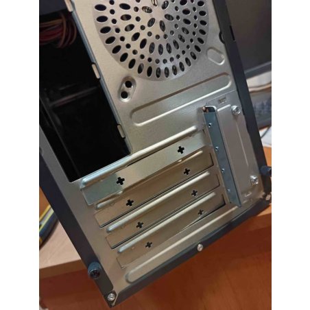 Компьютерный корпус ExeGate EX284025RUS Minitower BA-202 Black, mATX, <AA450, 80мм>, 2*USB, Audio