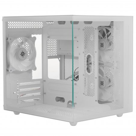 Компьютерный корпус DEFENDER NovaCube белый,mATX,3fan,switch&M/BSynс