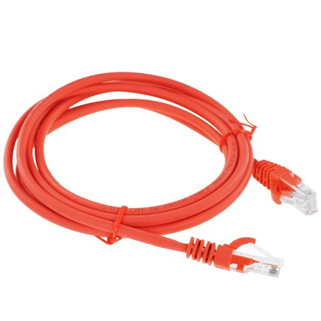 Патч-корд U/UTP Rexant CAT 5e, RJ45-RJ45, 26AWG, ZH нг(А)-HF, красный,  2м