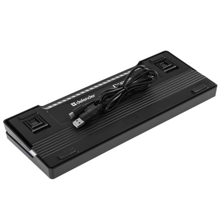 Клавиатура проводная Defender Deimos GK-303, USB, черный