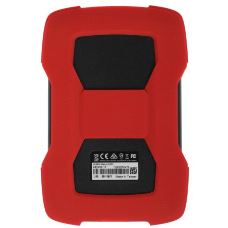 Внешний HDD 2.5" ADATA HD330, 1TB, USB 3.2 Gen 1 Type-A, 5400 rpm, красный