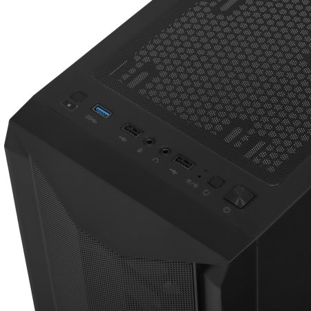 Компьютерный корпус AeroCool / Formula Air Power G5 Plus черный без БП ATX 4x120мм 2xUSB 2.0 1xUSB3.1 audio bott PSU