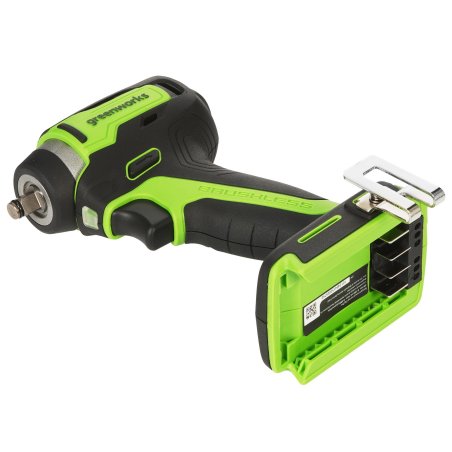 Гайковерт ударный аккумуляторный GreenWorks GD24IW200, 24v, 200 Нм, без АКБ и ЗУ (3803607)