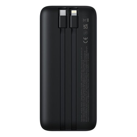 Baseus Lipow Dual-Cable Power Bank 20000mAh 22.5W Black USB-A to USB-C P10079102123-00