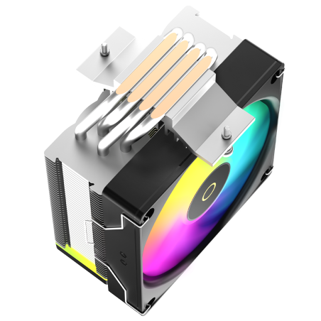 Кулер для процессора Cooler Ocypus Delta A40 BK ARGb Delta-A40-BK1NAWN00X-GL черный 120мм алюминий+медь 2000rpm 29db 4-pin 220W 156мм