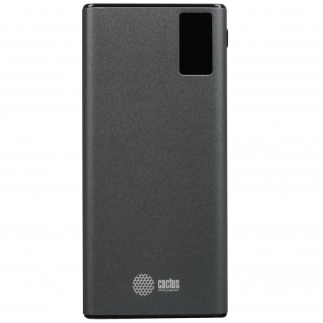 Портативный аккумулятор Cactus CS-PBFSLT-10000 10000mAh 3A 2xUSB серый