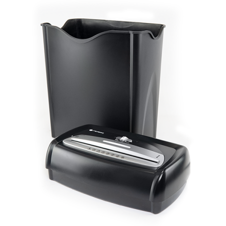 Шредер Heleos УД15-2 черный/серебристый (секр.Р-2) ленты 12лист. 15лтр. скобы пл.карты