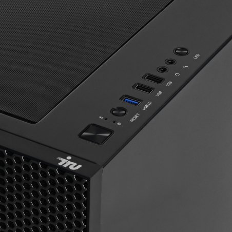 Компьютер IRU Tactio 510B7GP TWR i5 14400F (2.5) 32Gb SSD1Tb RTX 5060TI 16Gb Windows 11 Pro GbitEth 650W черный (RUS) (2126624)