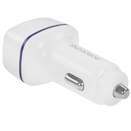 Автомобильная зарядка в прикуриватель BOROFONE (6931474735959) BZ14m белый