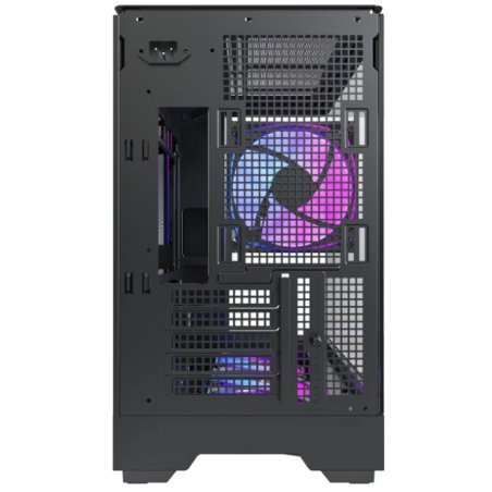 Компьютерный корпус Montech Heritage PRO (B) черный без БП mATX 5x120мм 2x140мм 2xUSB3.0 audio bott PSU