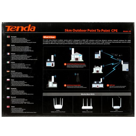 Радиомост Tenda O3 OUTDOOR CPE 5KM