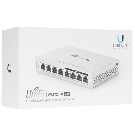 Коммутатор Ubiquiti UniFi Switch Ultra 60W PoE-коммутатор, 8х 1G RJ45, раздача 52 Вт