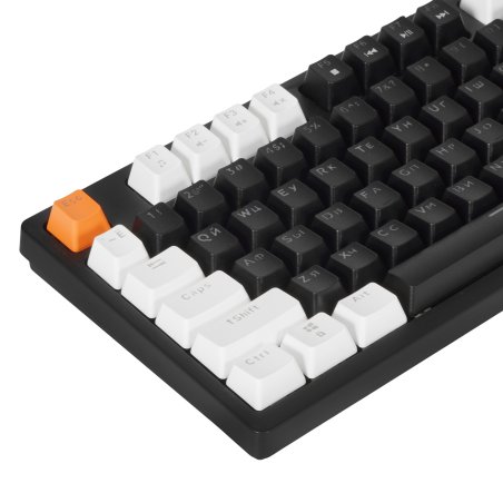 Клавиатура проводная Defender Hawk GK-418, USB, черный/белый