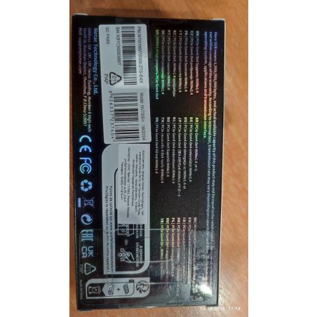 Накопитель SSD Netac NV7000-T, 2Tb, M.2 2280, PCIe 4.0 x4, NVMe, R/W 7300/6700, с радиатором