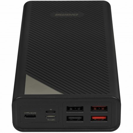 Портативный аккумулятор Digma DGP-30000-4U Li-Pol 30000mAh 3A черный 2xUSB