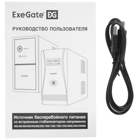 Источник бесперебойного питания ExeGate EP285484RUS SpecialPro Smart LLB-1000.LCD.AVR.C13.RJ.USB 1000VA/650W, LCD, AVR, 6*IEC-C13, RJ45/11, USB, черный