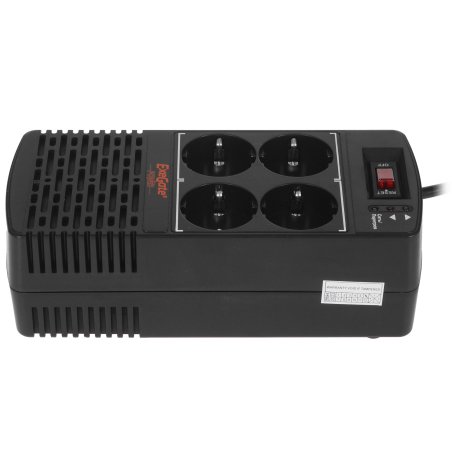 Стабилизатор ExeGate Power AD5000-1200 (1200VA/600W, диапазон 150...280В, 4 евророзетки)
