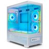 Компьютерный корпус XASTRA Q500M 6ARGb-C10-UC белый mATX/Aquarium/Screewless/ 6x120мм ARGb PWM FM fans/Argb+PWM HUB 10port/ Type-C/ Q500M-6FM12A-C10-UC-WH