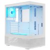 Компьютерный корпус 1STPLAYER MIKU Mi7-A ARGb белый/ATX/3x120мм ARGb fans/Mi7-A-WH-2FC7R-W-1FC7-W