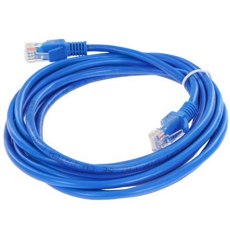 Патч-корд медный UTP Cablexpert PP10-3M/B кат.5e, 3м, литой, многожильный, синий
