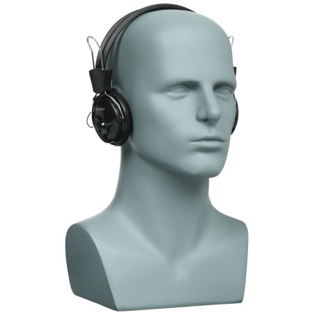 Проводные наушники Oklick HS-M200 черный, накладные, Jack 3.5 мм
