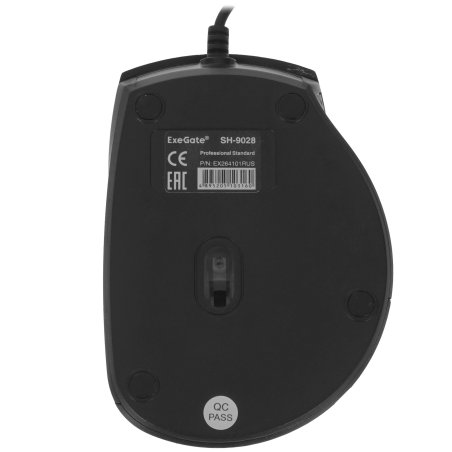 Мышь проводная ExeGate Professional Standard SH-9028 черный, 1000 dpi, USB, кнопки - 3