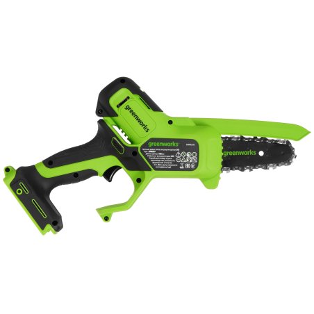 Цепная мини пила GreenWorks G24MCS10 аккумуляторная, 24V, 10см, без АКБ и ЗУ [2008207]